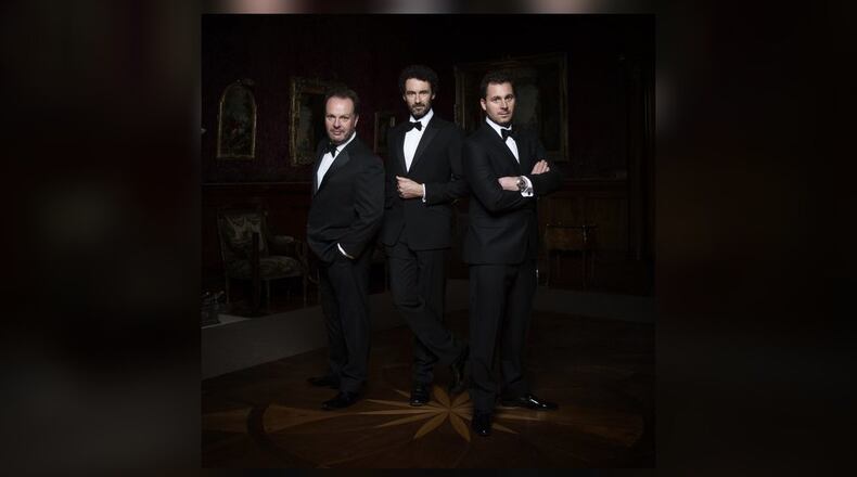 The Celtic Tenors will be at the Clark State Performing Arts Center to usher in St. Patrick’s Day. CONTRIBUTED