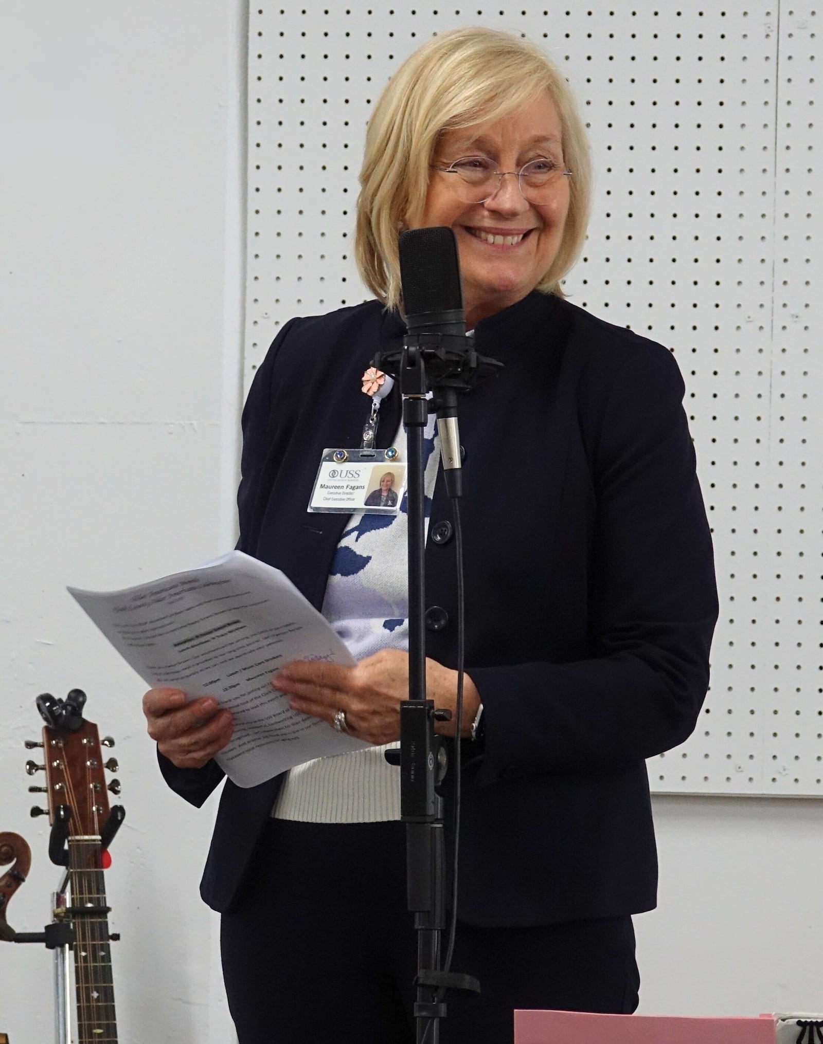 More than 300 people attended United Senior Services’ (USS) annual Older Americans Day Luncheon in May, where Executive Director Maureen Fagans shared information on its annual report. Contributed
