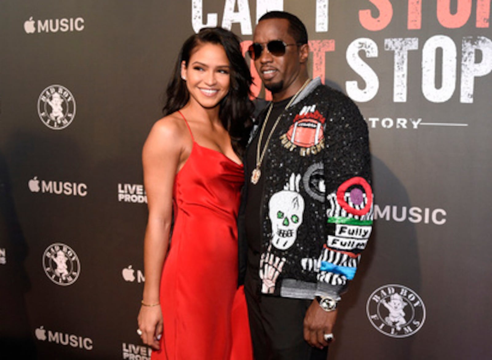 FILE - Cassie Ventura, left, and Sean "Diddy" Combs appear at the premiere of "Can't Stop, Won't Stop: A Bad Boy Story" on June 21, 2017, in Beverly Hills, Calif. (Photo by Chris Pizzello/Invision/AP, File)