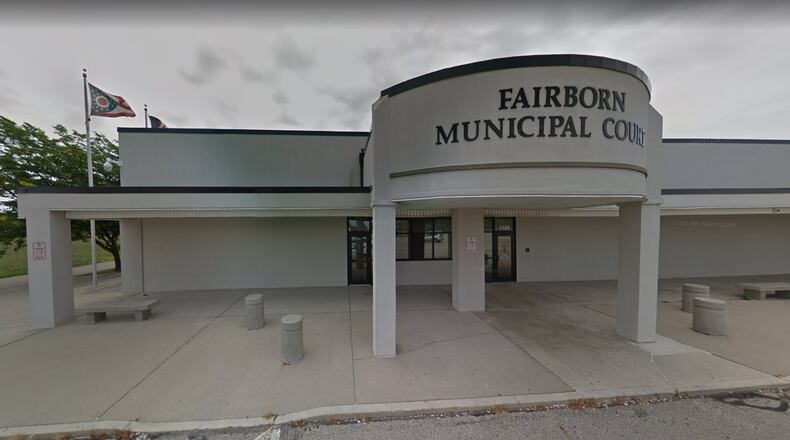 Fairborn Municipal Court, at 1148 Kauffman Ave. in Fairborn.