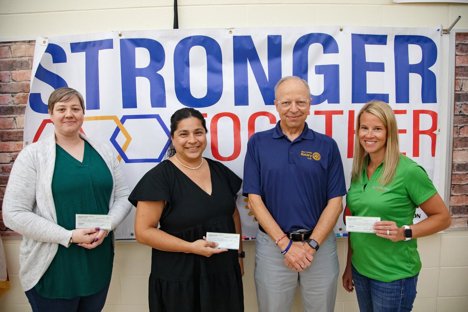 The Stronger Together fundraiser, which brings together the Barrett Strong Foundation, New Carlisle Rotary Club and Tecumseh Strong, raised over $100,000 this year for Clark County non-profits, including $33,333 each to the the three organizations. Contributed