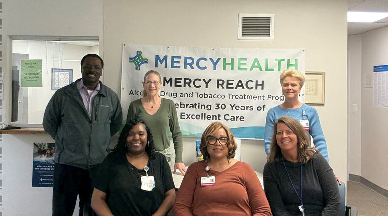 Mercy Health REACH Services in Springfield and Urbana is celebrating 30 years of helping people in Clark and Champaign counties who struggle with addiction to alcohol, drugs and tobacco. CONTRIBUTED