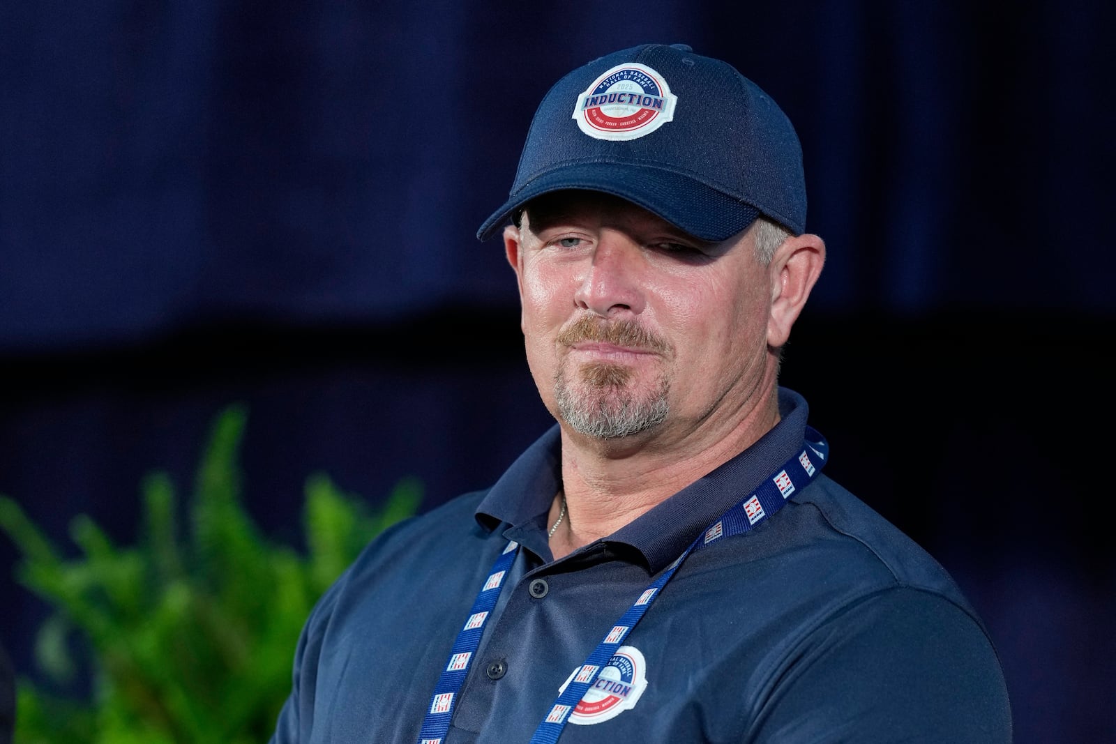 Baseball Hall of Fame inductee Billy Wagner speaks to reporters during a news conference in Cooperstown, N.Y., Saturday, July 26, 2025. (AP Photo/Seth Wenig)