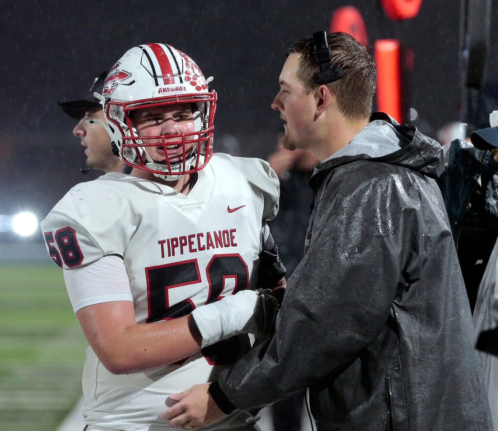 Tippecanoe defeated London 33-16 in a Division III, Region 12 title game on Friday, Nov. 21, 2025 at Skyhawk Stadium in Fairborn. STEVEN WRIGHT / STAFF