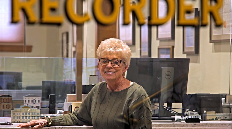 Nancy Pence, Clark County Recorder, Thursday, Jan. 25, 2024. BILL LACKEY/STAFF