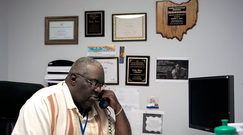 Bob Mims, Director of Re-Entry Services for OIC of Clark County, will be honored by African American Community of Funds of the Springfield Foundation for his role in helping former inmates return to their communities. BILL LACKEY/STAFF