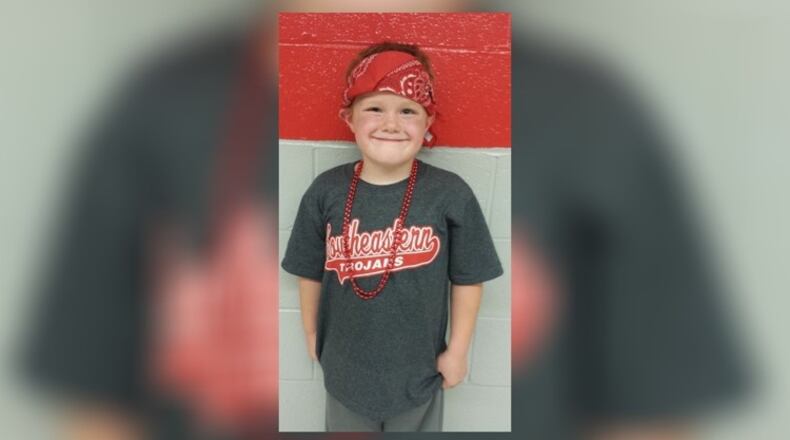The community of South Charleston will be holding a fundraiser in honor of Grady Neff on Saturday, Feb. 17. Neff, 8, died in January in an apparent accidental bathtub drowing. CONTRIBUTED