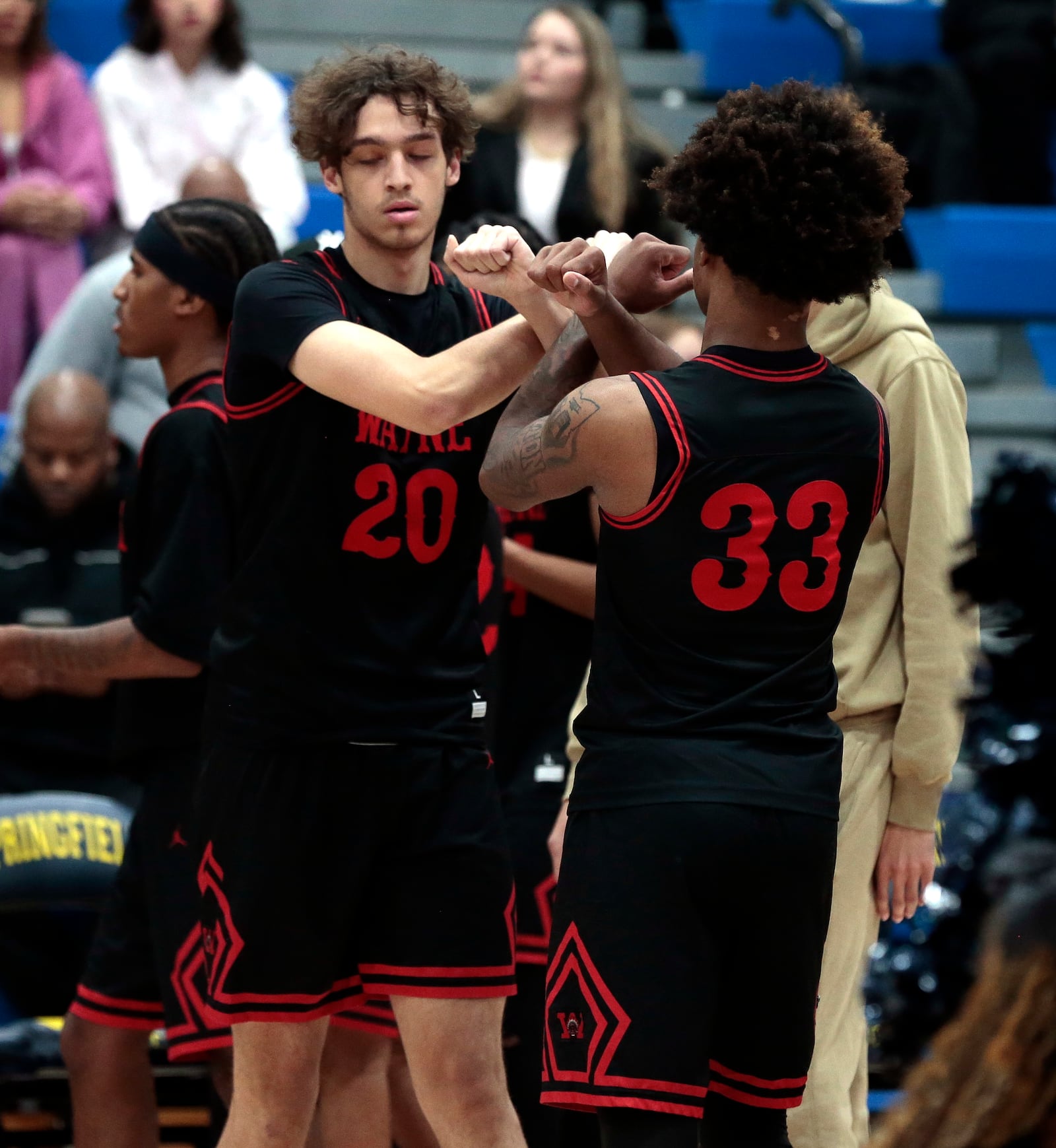 Wayne defeated Springfield 55-42 in a Greater Western Ohio Conference boys basketball game on Friday, Jan. 2, 2026. STEVEN WRIGHT / STAFF