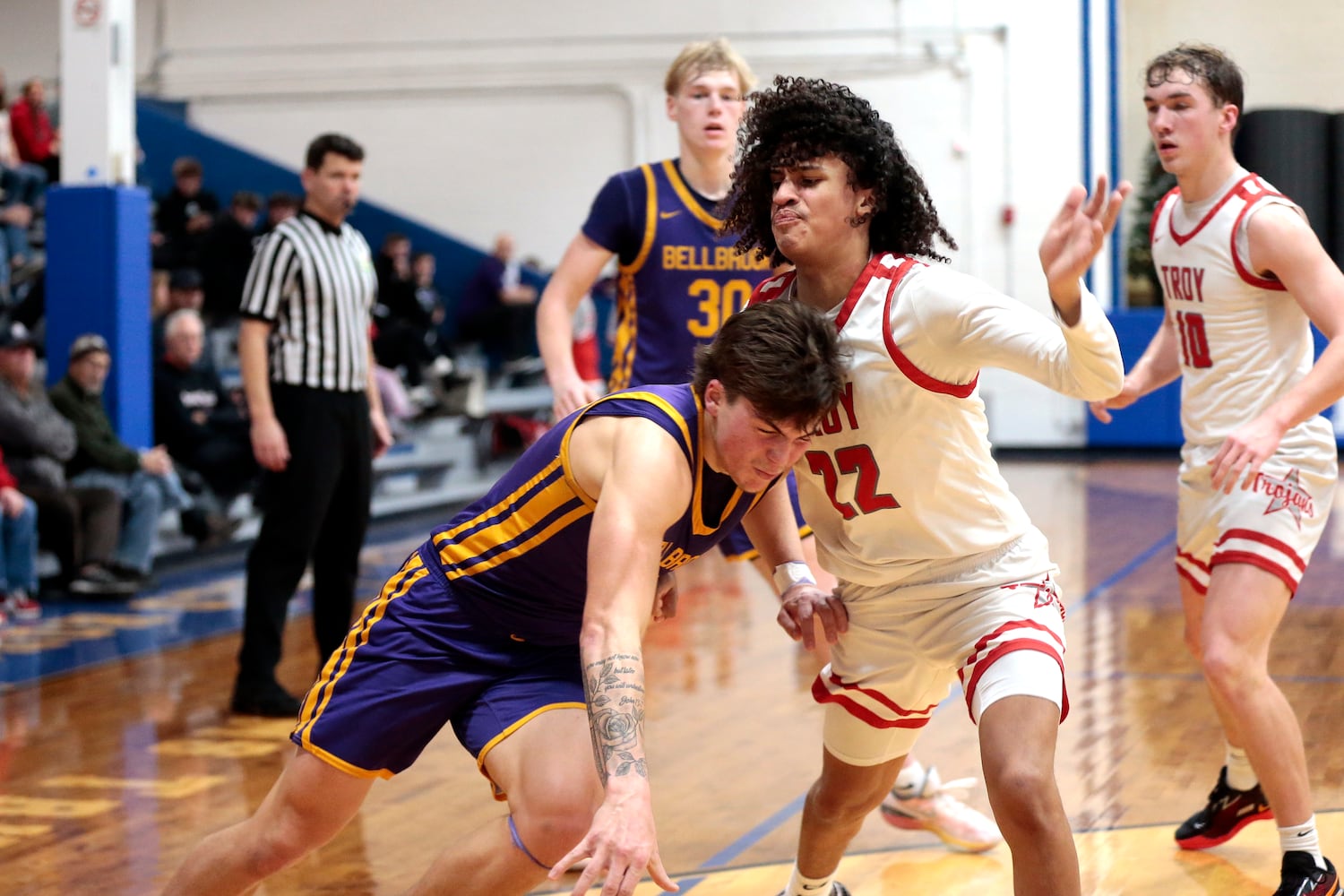 Bellbrook Troy basketball