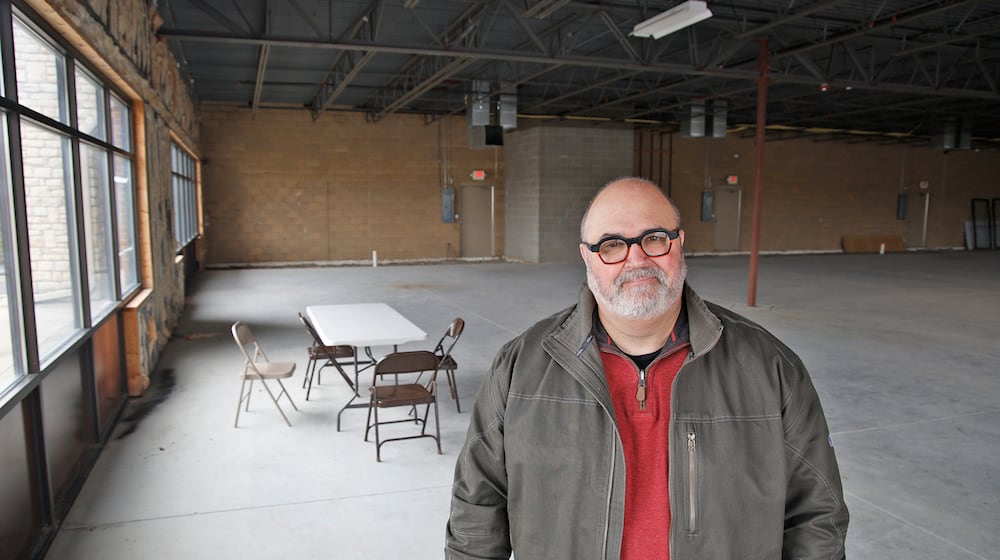 Bill Martino, director of the Clark County Public Library, pictured at the site that would become the library's Tuttle Road branch on March 7, 2024. BILL LACKEY/STAFF FILE