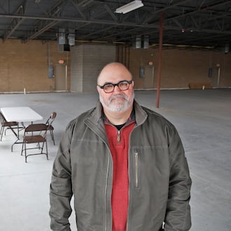 Bill Martino, director of the Clark County Public Library, pictured at the site that would become the library's Tuttle Road branch on March 7, 2024. BILL LACKEY/STAFF FILE