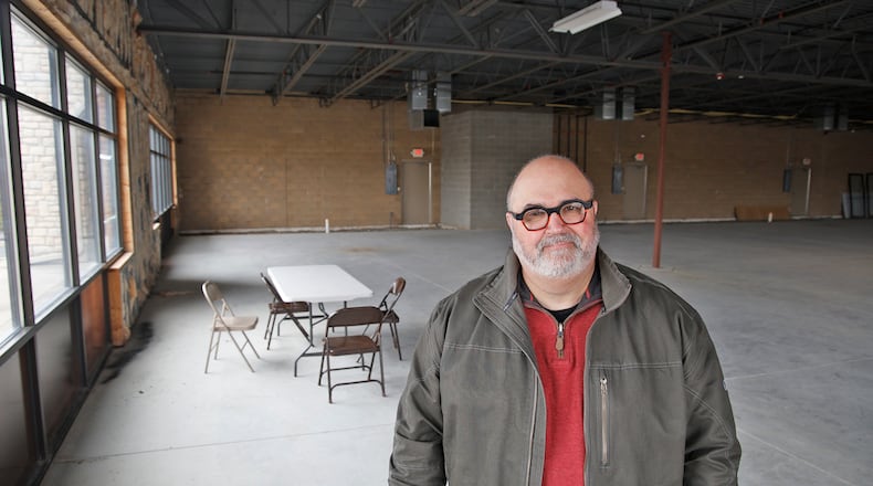 Bill Martino, director of the Clark County Public Library, pictured at the site that would become the library's Tuttle Road branch on March 7, 2024. BILL LACKEY/STAFF FILE