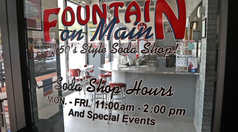 After 19 years, The Fountain on Main in the Bushnell Building is closing. BILL LACKEY/STAFF