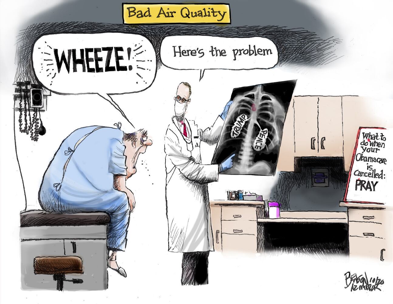 Week in cartoons: Town halls, Amy Coney Barrett and more
