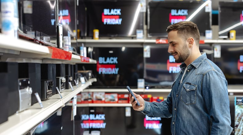 Black Friday signals the unofficial start of the holiday shopping season, though many stores started earlier in November with deals. ISTOCK