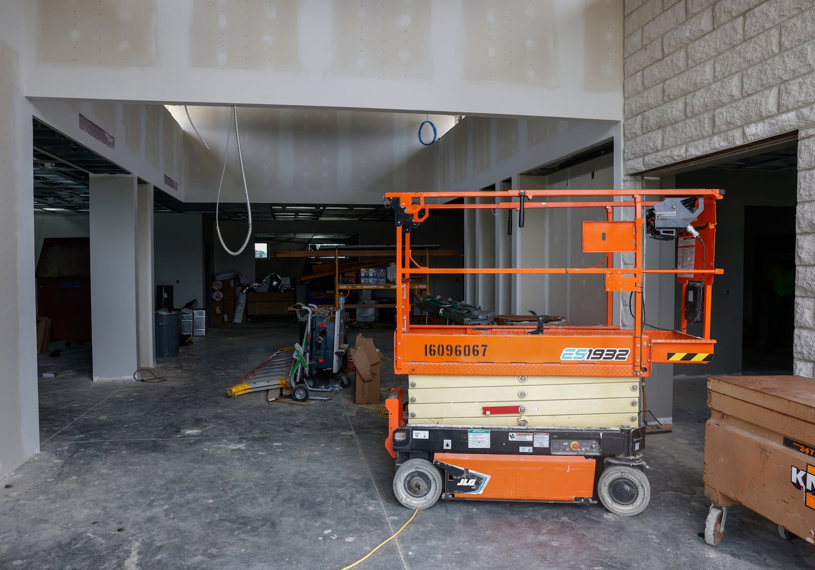 The site of construction of the upcoming Clark County Public Library's Northridge Branch on Monday, June 16, 2025, in Springfield. JOSEPH COOKE/STAFF