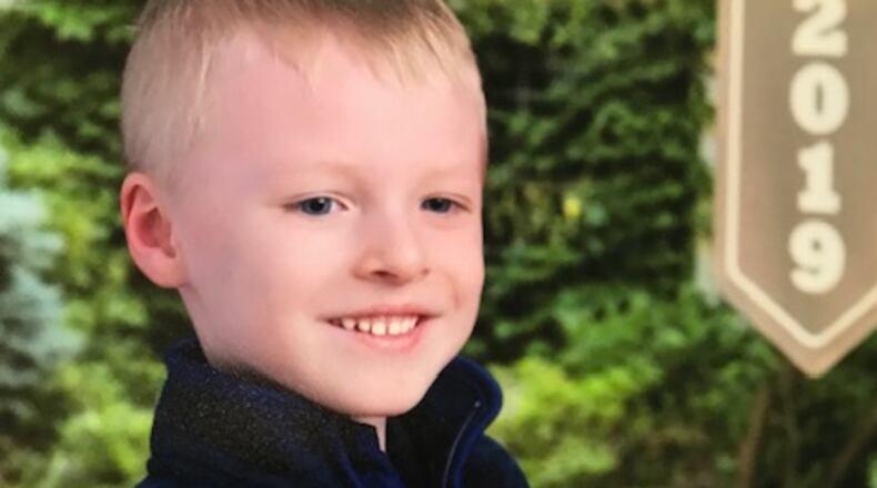 Nearly 5-year-old A.J. has autism. CONTRIBUTED