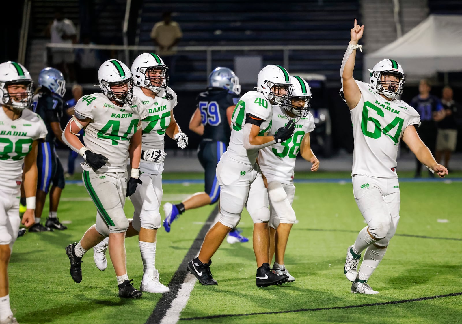 Hamilton and Badin face off on week one of high school football Friday, Aug. 21, 2025 at Virgil M. Schwarm Stadium in Hamilton. Badin won 38-20. NICK GRAHAM/STAFF