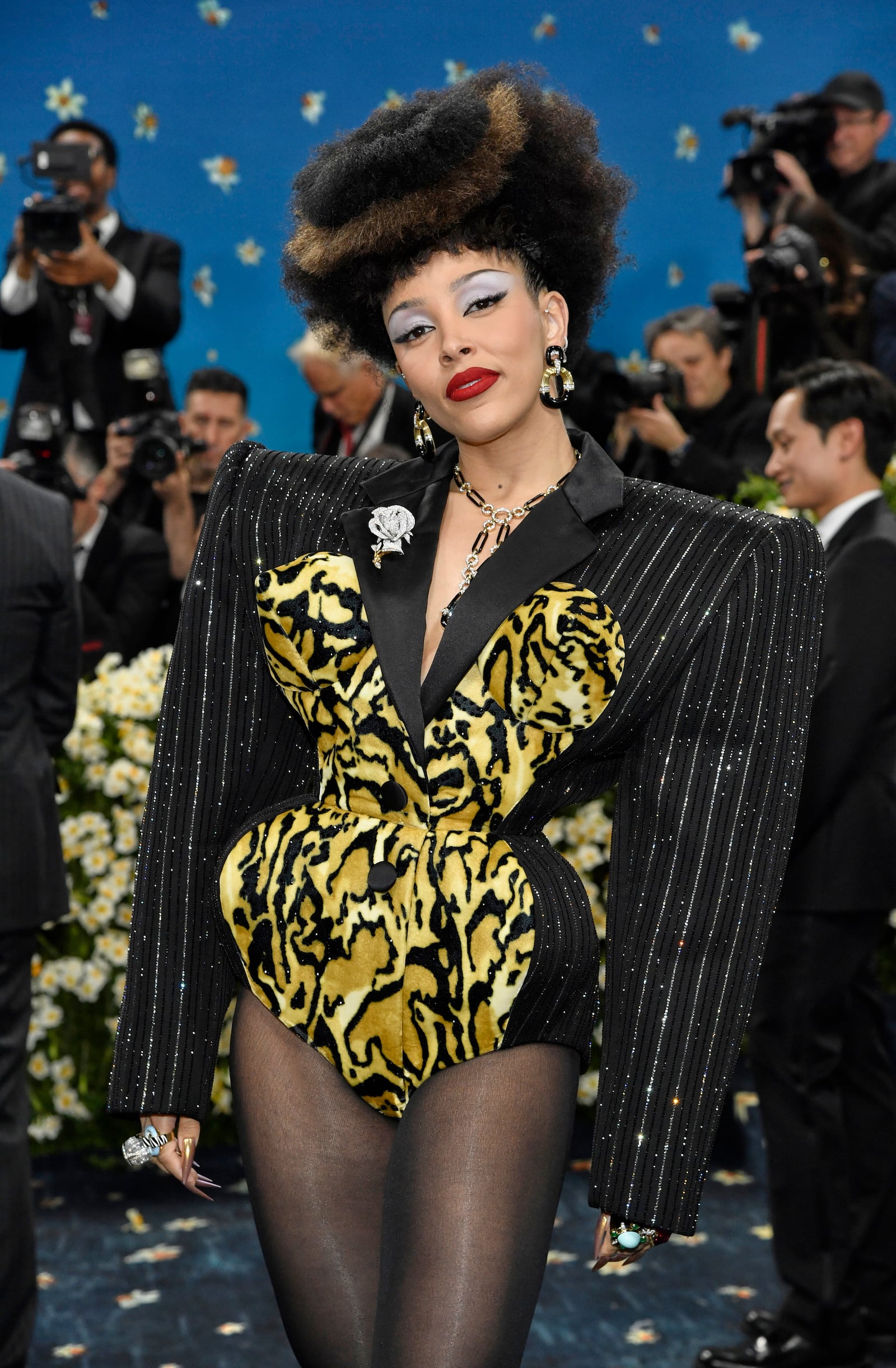 Doja Cat attends The Metropolitan Museum of Art's Costume Institute benefit gala celebrating the opening of the "Superfine: Tailoring Black Style" exhibition on Monday, May 5, 2025, in New York. (Photo by Evan Agostini/Invision/AP)