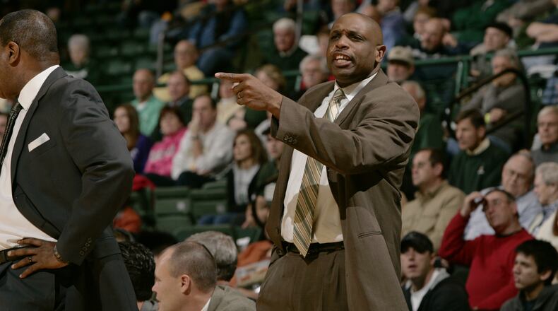 Jayson Gee coaches during a game with Cleveland State. Contributed photo