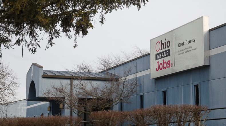 The Clark County Job and Family Services Monday, Jan. 8, 2024. BILL LACKEY/STAFF