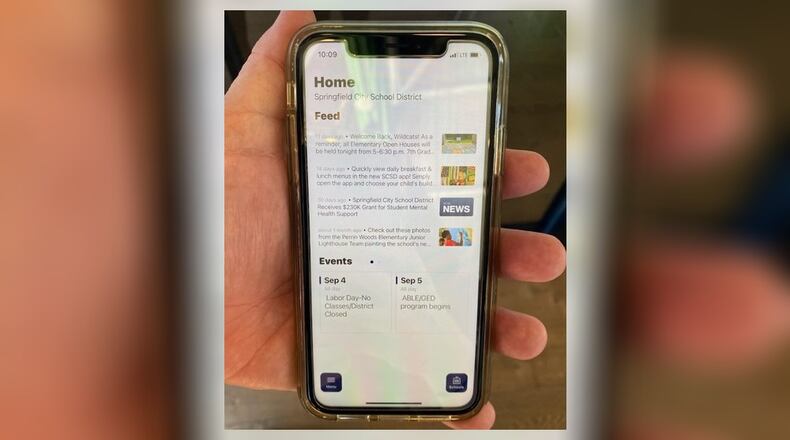 The Springfield City School District has launched a new mobile app to better communicate with families.