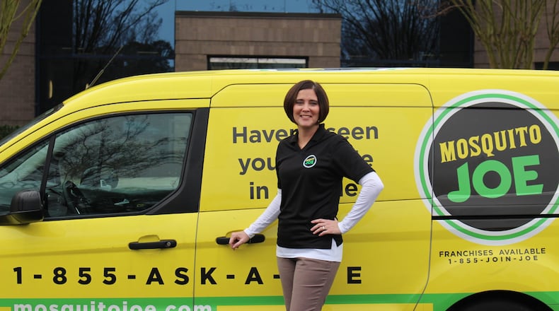 Kim Maalouf is opening a regional location for Mosquito Joe, a pest control business that will serve Clark and Champaign Counties./Submitted