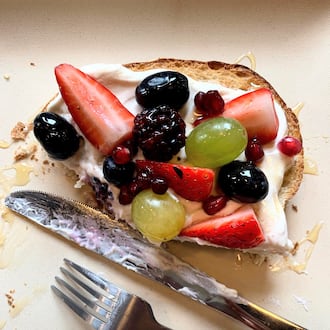 Tuesday Morning Fresh Berry Toast. CONTRIBUTED