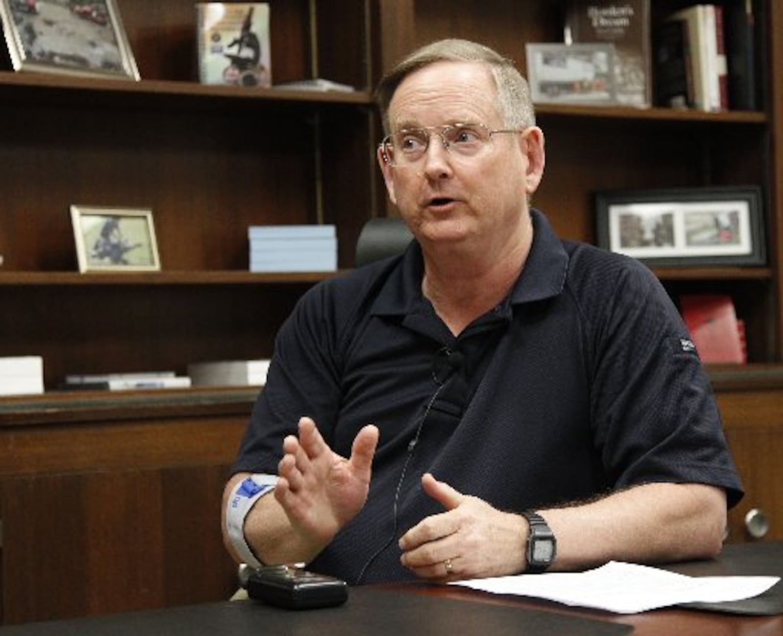 Dan Kirkpatrick, seen in a 2014 file photo, is Fairborn’s mayor and retired from the Air Force in 2007 after 34 years. 