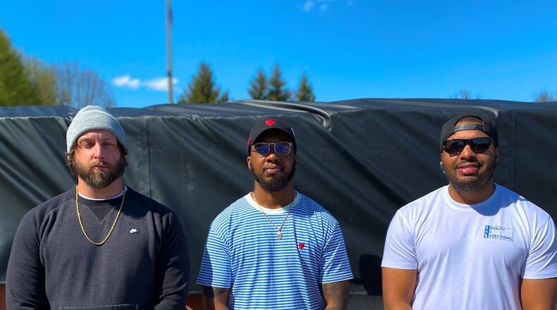 Justin Rankin, Kaylen McIntosh and Derrick Humphrey have started a new online business venture called HRD Apparel with the goal of offering the latest streetwear. CONTRIBUTED
