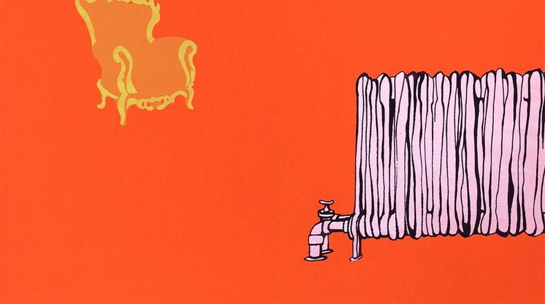 Local artist Annie Lee-Zimerle’s works “Bed and Chandelier” and “Chair and Radiator” will be part of an all-women artist exhibition in Brooklyn organized by former Springfielder Brian Maloney. CONTRIBUTED