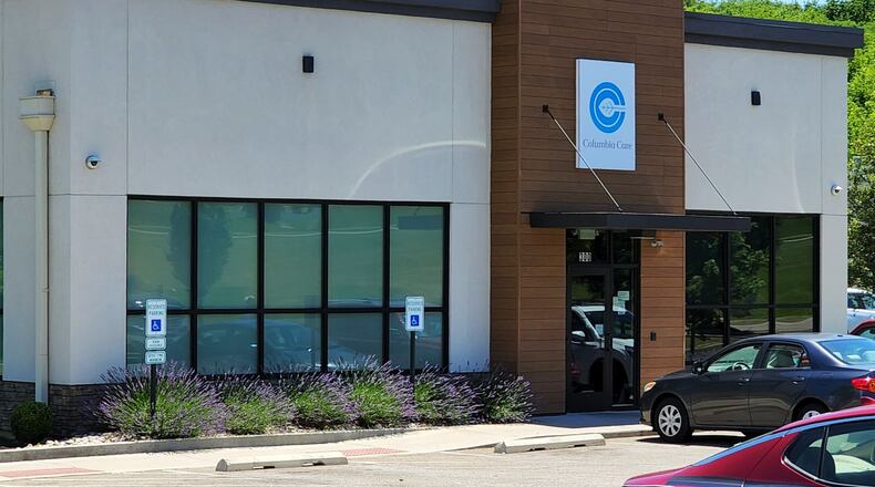 Columbia Care, 300 N. Main St., opened in 2019 as Strawberry Fields. It's the only medical marijuana dispensary in Monroe, though three more recently were approved for licenses. NICK GRAHAM/STAFF