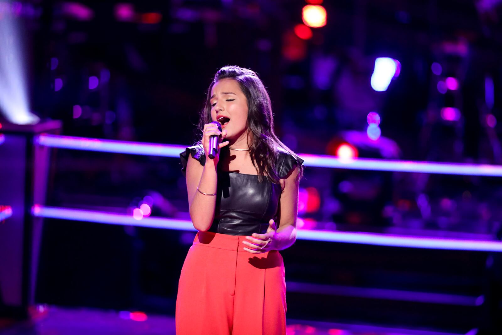 THE VOICE -- "Battle Rounds" -- Pictured: Abby Cates -- (Photo by: Tyler Golden/NBC)