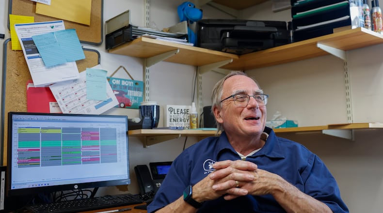 Dr. Greg Noll at Noll Veterinary Hospital on Tuesday, March 24, 2026, in Springfield. He's retiring after 44 years with the practice. JOSEPH COOKE / STAFF