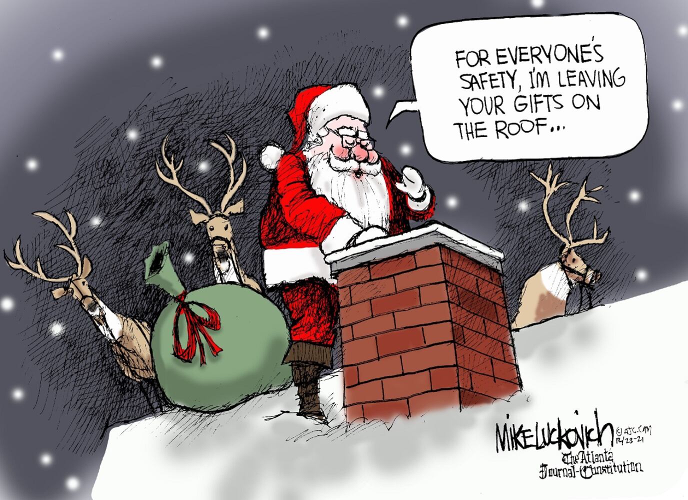 WEEK IN CARTOONS: Omicron Christmas, Joe Manchin and more