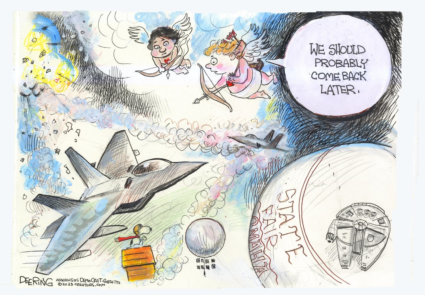 WEEK IN CARTOONS: Ohio derailment, unidentified flying objects and more