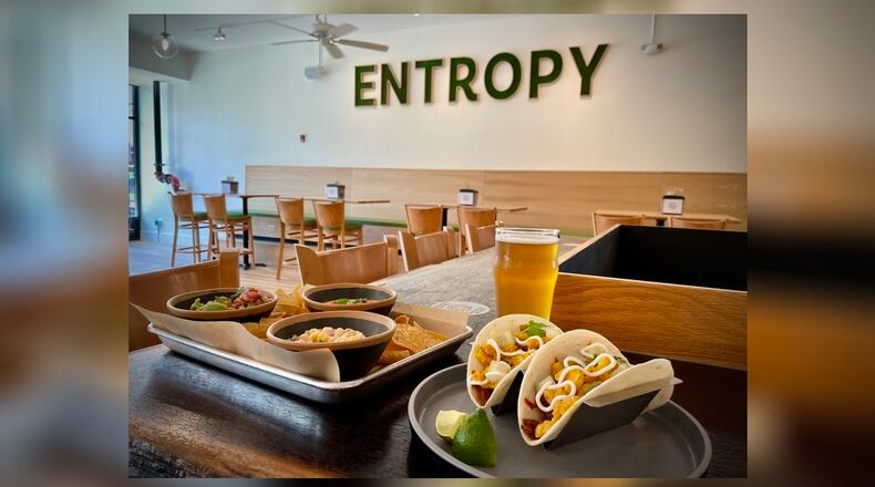 Entropy Brewing Co., a brewpub in Miamisburg featuring an indoor playground, outdoor patio and a speakeasy, is opening to the public Wednesday, July 3. NATALIE JONES/STAFF