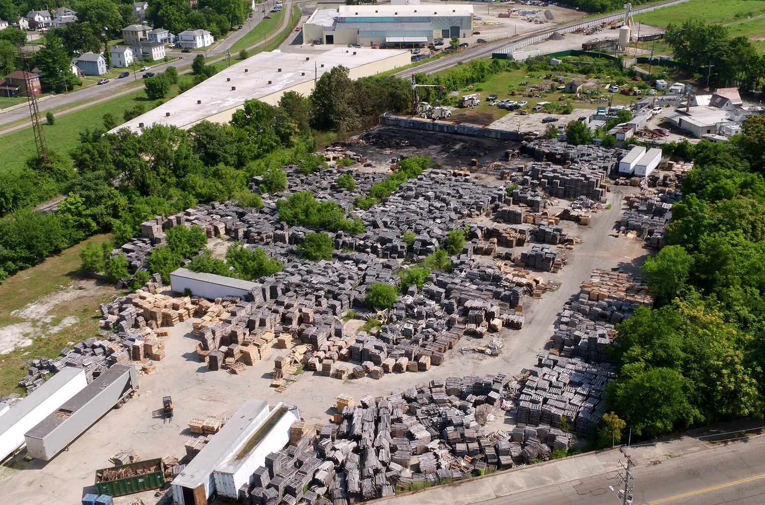 PHOTOS: What Springfield pallet yard looks like after fire