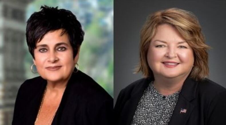 Republican challenger Pam Littlejohn has a lead over Democratic incumbent Michelle Harris in the race for Clark County Treasurer.