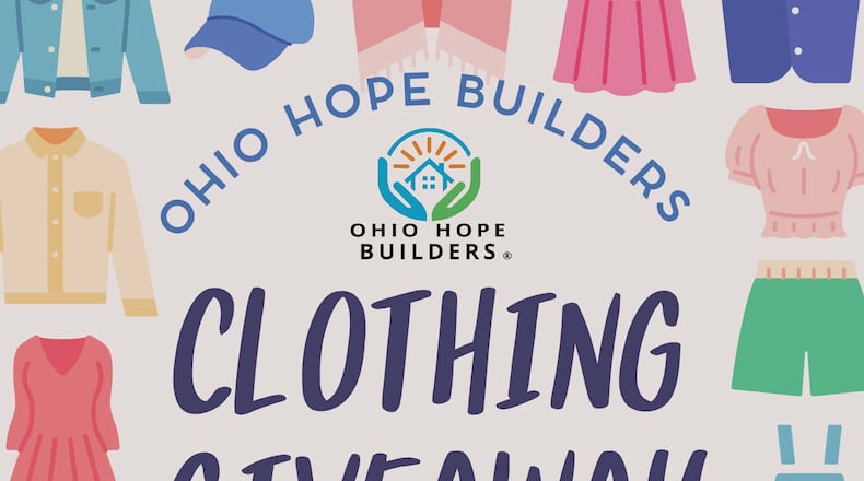 In celebration of their new location, Ohio Hope Builders will host a clothing giveaway on Saturday, Feb. 28, and Sunday, March 1. CONTRIBUTED