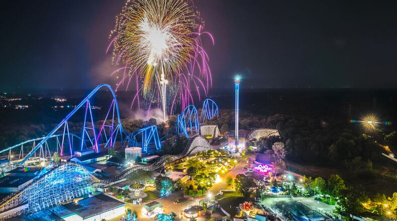 Kings Island in Mason won second place for "Best New Show" at the annual international Golden Ticket Awards for its "Fun, Fireworks, and Fifty Nighttime Spectacular" that was displayed nightly at the park throughout the 2022 season. CONTRIBUTED