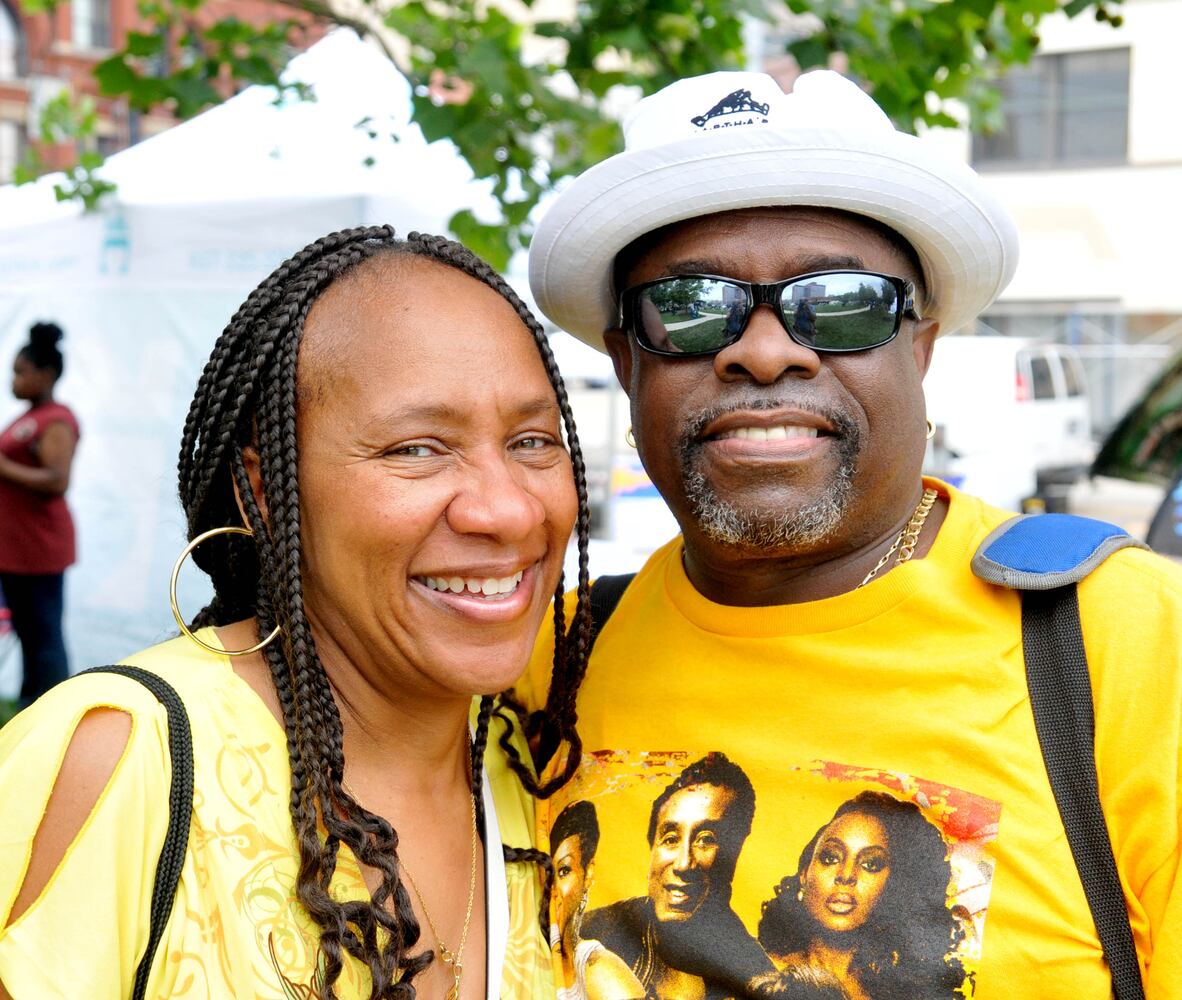 Did we spot you at the Dayton "Blues" Festival?