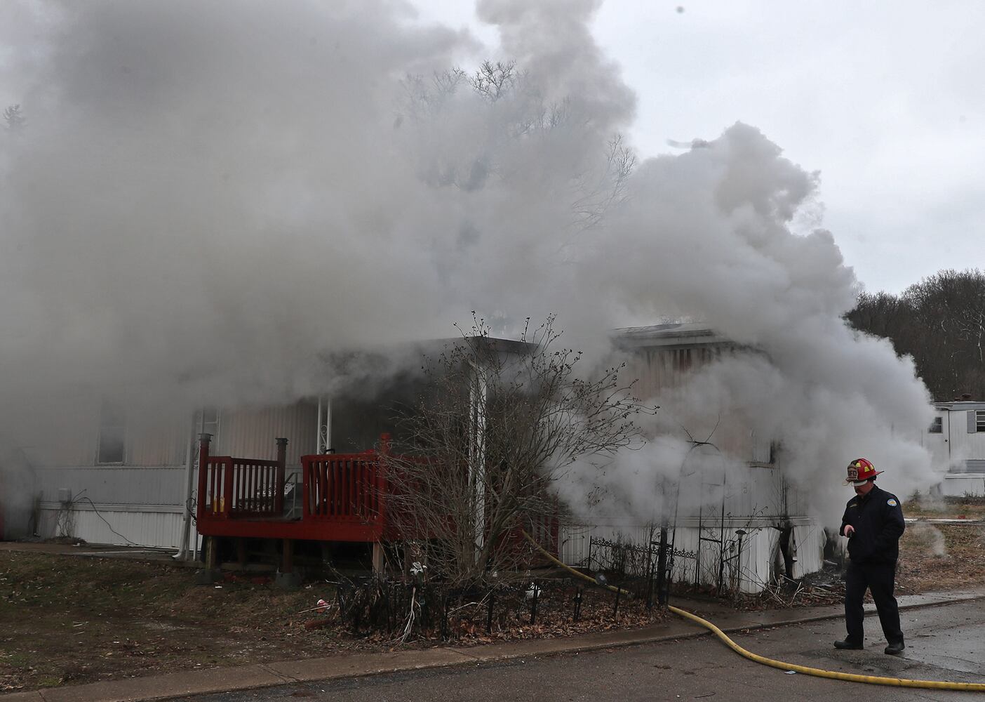 PHOTOS: Champaign County Mobile Home Fire