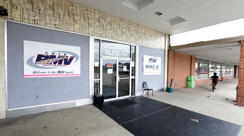 The BMV at Southern Village Shopping Center in Springfield. BILL LACKEY/STAFF