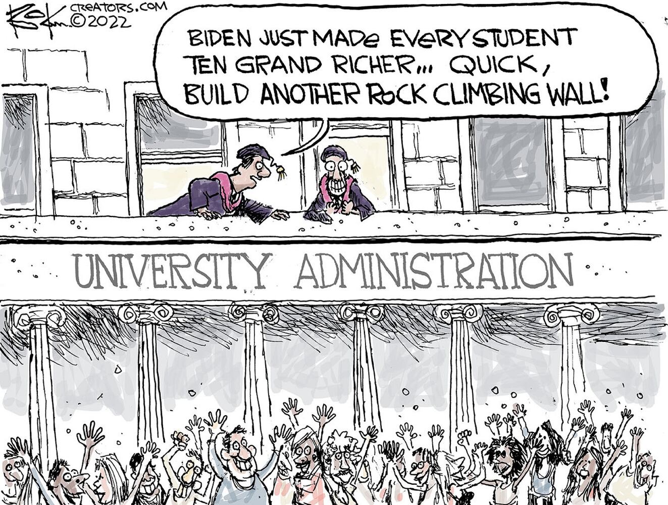 WEEK IN CARTOONS: Student loans, redacted affidavit, Fauci and more