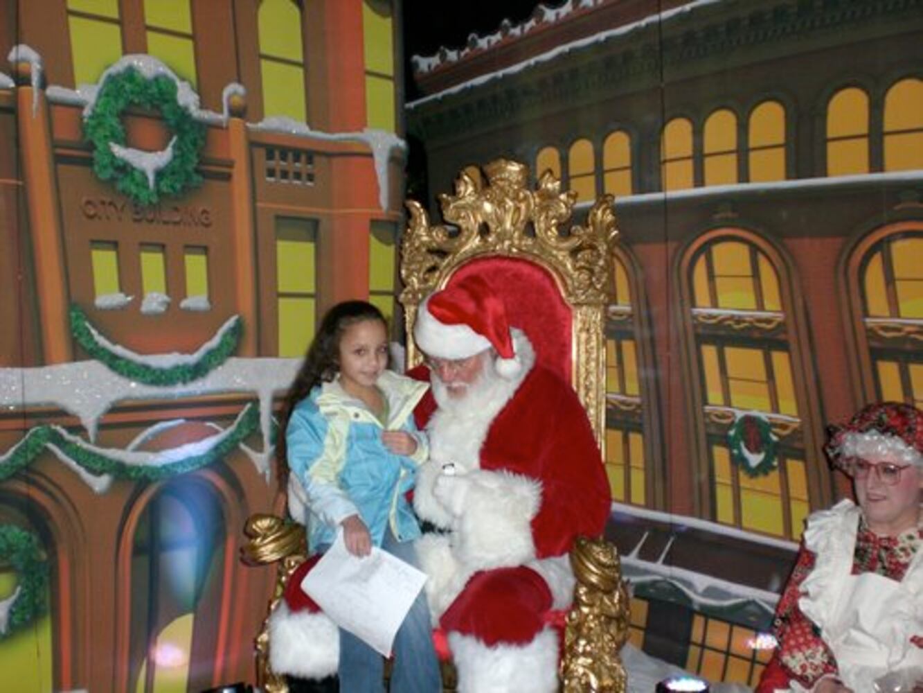 Santa visits Springfield