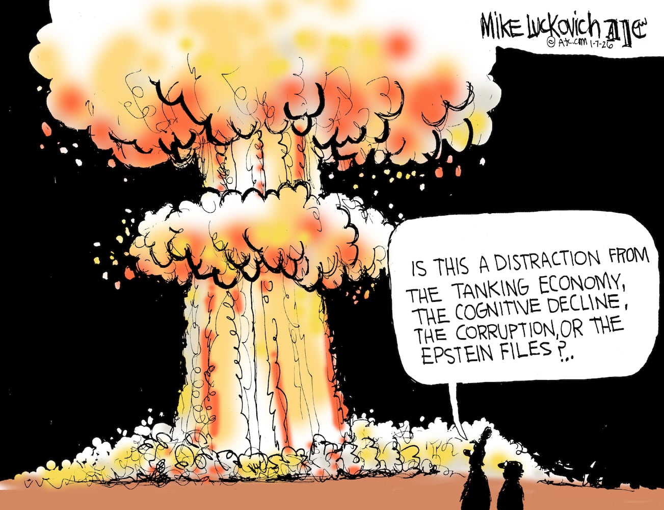 CARTOONS: Mike Luckovich, Jan. 13, 2026