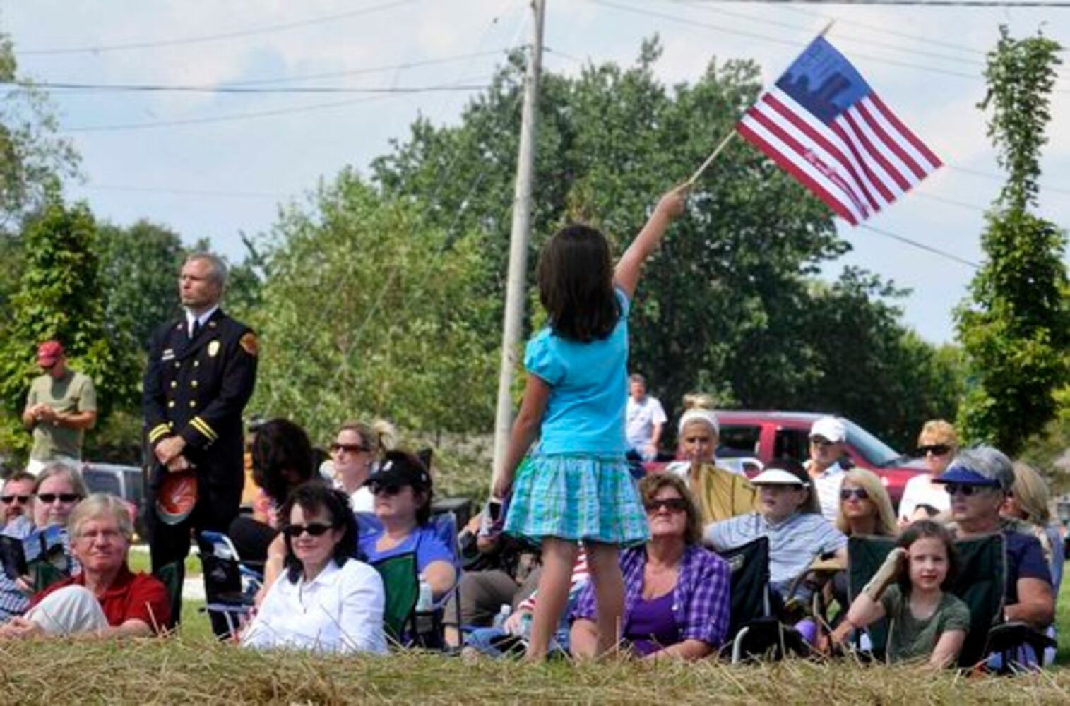 9/11 Memorial ceremony in Urbana