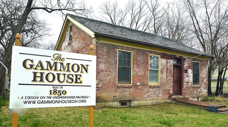 The Gammon House, Springfield s stop on the Underground Railroad, is the subject of a new exhibit in which area artists painted their impressions of the historic structure. CONTRIBUTED
