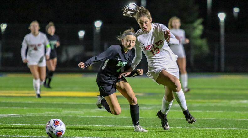 Lakota West faces Anthony Wayne Saturday in the Division I girls soccer state final. CONTRIBUTED PHOTO BY MICHAEL COOPER